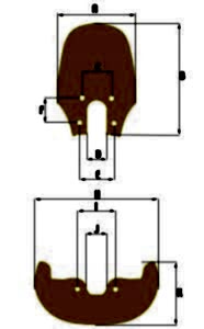 QU-AX Tek Teker Sele İçin Tampon ve Elcik Sarı