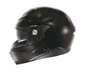 Zeus ZS 807A  Motosiklet Kaskı - Parlak Siyah