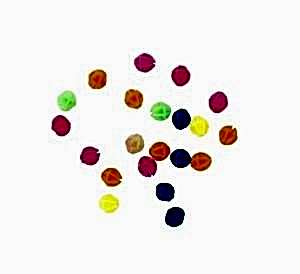 XBYC 3005 Renkli Jant Süsü Boncuk 15’li