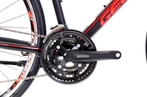 Geotech Trip 3 Şehir ve Tur Bisikleti - Siyah/Yeşil