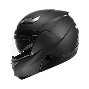 Zeus ZS 3100A Bluetooth Özellikli Motosiklet Kaskı - Mat Siyah