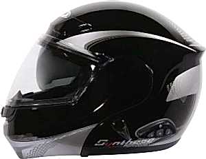 Zeus ZS 3000 E Bluetooth Özellikli Motosiklet Kaskı - Siyah