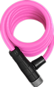 Abus 5510K/180/10 PK SCMU Primo Anahtarlı Bisiklet Kiliti - Pembe