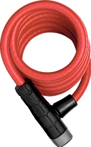 Abus 5510K/180/10 RD SCMU Primo Anahtarlı Bisiklet Kiliti - Kırmızı