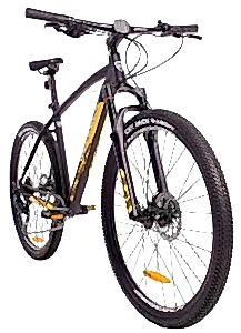 Geotech Mode Elite 27,5 Jant 9 Vites HD Dağ Bisikleti - Mat Siyah Sarı