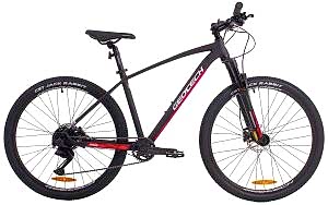 Geotech Mode Elite 27,5 Jant 9 Vites HD Dağ Bisikleti - Mat Siyah Kırmızı