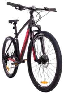 Geotech Mode Elite 27,5 Jant 9 Vites HD Dağ Bisikleti - Mat Siyah Kırmızı