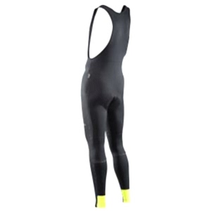 Northwave Fast Polar Bibtight MS Askılı Uzun Tayt - Siyah/Sarı