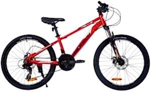 Geotech Hacker 24 Çocuk Dağ Bisikleti - Kırmızı 2026