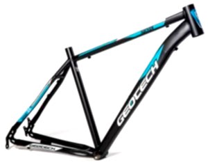 Geotech Hacker 27,5 MTB Kadro Mat Siyah/Mavi L