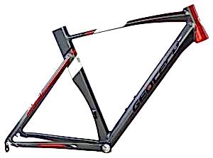 Geotech Air Speed 3 Yol Kadro Gri/Kırmızı 54