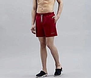 Skechers Swimwear M 5 Inch Erkek Deniz Şortu - Kırmızı