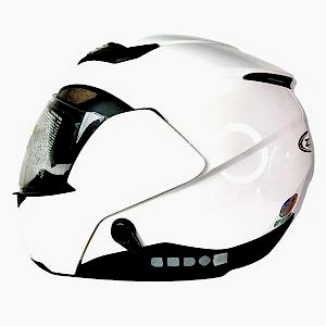 Zeus ZS 3100C Bluetooth Özellikli Motosiklet Kaskı - Beyaz
