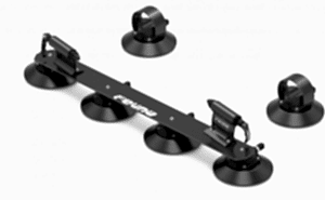 Bisico Fovno İki Bisiklet için Araç Tavan Üstü Vakumlu Bisiklet Taşıyıcı