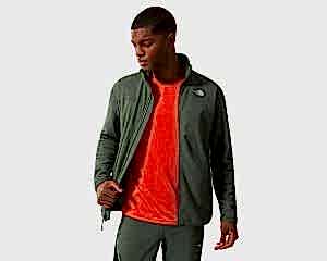 The North Face 100 Glacier Tam Fermuarlı Erkek Polar Ceket - Thyme