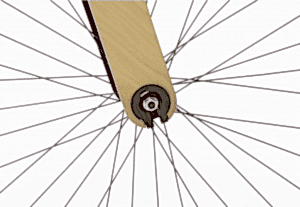 Sandwichbikes Small Almond Blossom Wooden Fork Özel Ahşap Bisiklet