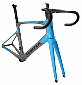 Geotech Legend Yol Karbon Kadro Seti Mat Gri/Mavi