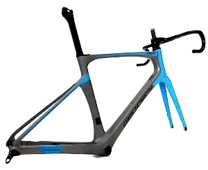 Geotech Legend Yol Karbon Kadro Seti Mat Gri/Mavi