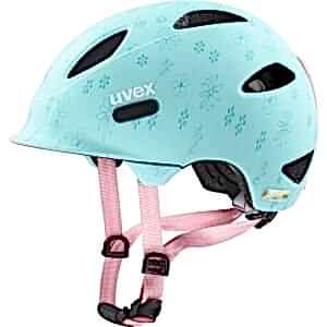 Uvex Oyo Style Çocuk Bisiklet Kaskı - Flowers Cyan Matt