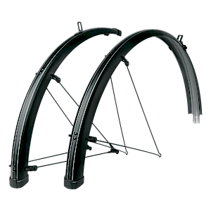 SKS Bluemels Stripes 55 mm 27.5, 28, 29 Jant Bisiklet Ön/Arka Çamurluk Seti Siyah