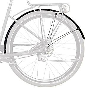 SKS Bluemels Stripes 69 mm 27.5, 28, 29 Jant Bisiklet Ön/Arka Çamurluk Seti Siyah