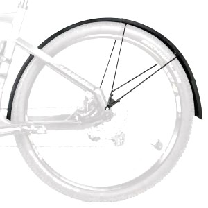 SKS Bluemels Style 75 mm 27.5, 28, 29 Jant Bisiklet Ön/Arka Çamurluk Seti - Mat Siyah