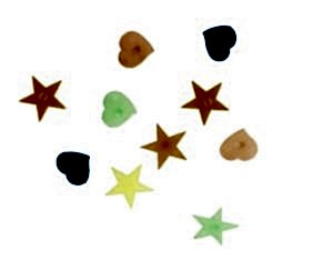 XBYC 3004 K Renkli Jant Süsü Kalpli