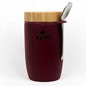 IGLOO Bamboo Yemek Termosu 500ml - Bordo
