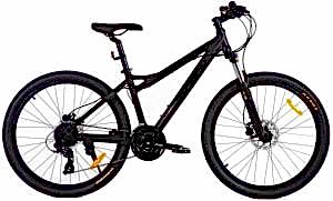Geotech EOS 26 Jant 24 Vites HD Dağ Bisikleti - Mat Siyah