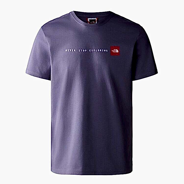 The North Face Never Stop Exploring T-Shirt Erkek - Mor