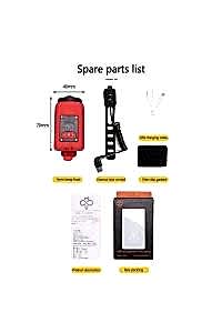 XBYC 6128 Usb Şarjlı Bisiklet Işıklı Korna Kırmızı