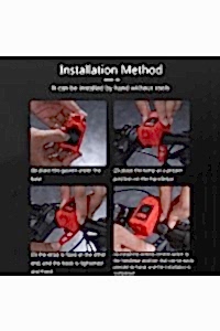 XBYC 6128 Usb Şarjlı Bisiklet Işıklı Korna Kırmızı