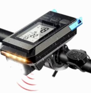 XBYC 6145 MT-088 Usb Şarjlı Ön Işık Korna Km Saati 450 Lümen