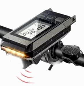 XBYC 6145 MT-088 Usb Şarjlı Ön Işık Korna Km Saati 450 Lümen