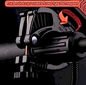 Forte GT XBYC 6139-1 500 Lümen Ön Işık Korna Telefon Tutucu Powerbank