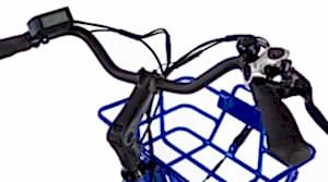 Geotech Trio Deluxe Elektrikli Üç Tekerlekli Kargo Bisikleti Mavi