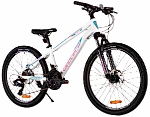 Geotech Hacker 24 Çocuk Dağ Bisikleti - Beyaz Pembe 2026