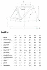 Cannondale Caad14 3 Yol Yarış Bisikleti - Chalk