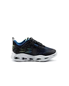 Skechers Vortex - Flash - Denlo Küçük Erkek Çocuk Siyah Işıklı Spor Ayakkabı