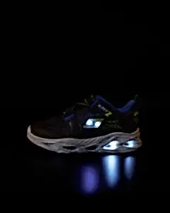 Skechers Vortex - Flash - Denlo Küçük Erkek Çocuk Siyah Işıklı Spor Ayakkabı